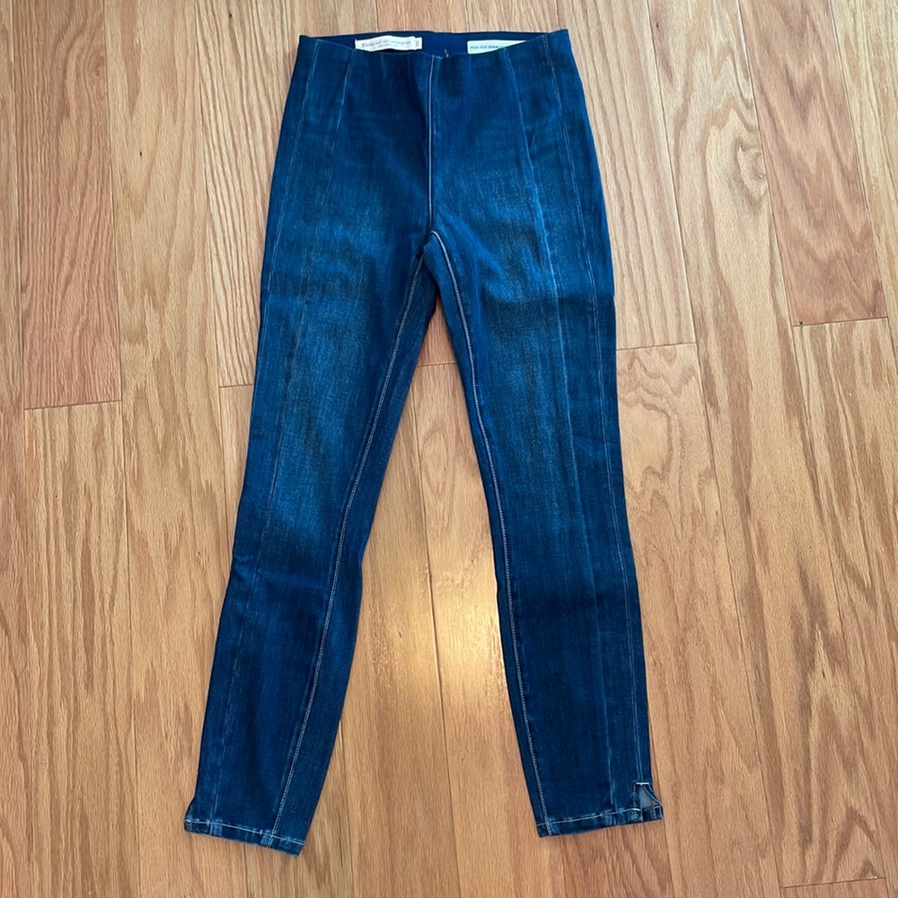 New Pilcro Anthropologie High-Rise Denim Leggings Size 26